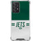 NFL New York Jets White Striped Galaxy A52 5G Clear Case